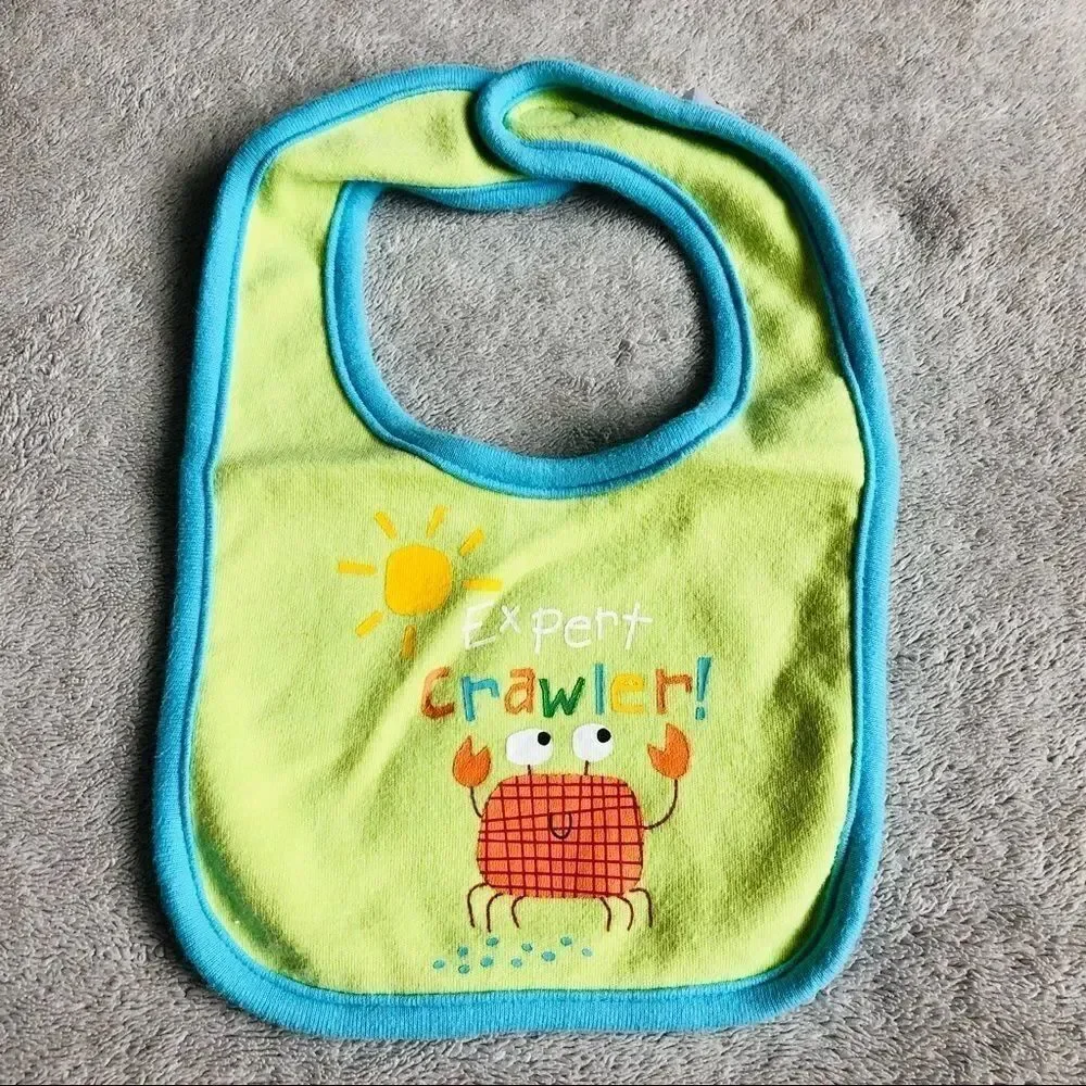 Jumping Beans Expert Crawler Baby Bib
